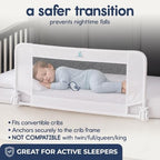 Hiccapop Convertible Crib Bed Rail - Image 2