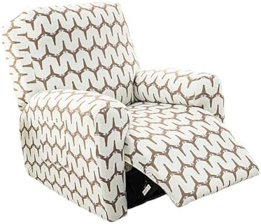 NILUOH Stretch Recliner Covers 4 Piece, Non-Slip Lazy Boy Chair Covers by NILUOH