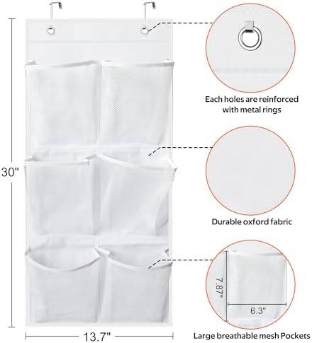 KIMBORA 2 Packs Narrow Over the Door/Wall Shoe Organizer Cruise, Small Hanging - Image 4