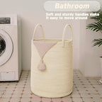 JMvicyroam 100L Cotton Rope Laundry Basket Hamper - Image 5
