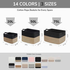 Goodpick Woven Storage Basket for Shelves - Image 6
