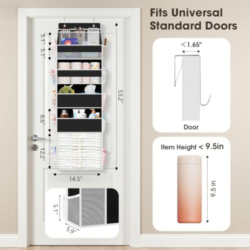 WISELIFE 5-Tier Over the Door Organizer - Image 2