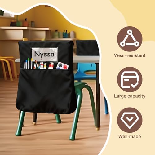 24 Pack 19.5 x 16.5 Inch Student Chair Pockets - Image 5