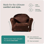 Roundy Chair Slipcover for Kids Chairs – Soft Minky Polyester Replacement Cover - Image 2