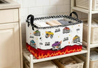 Essme Rectangular Car Basket, Cute Storage Bins Organizer - Image 7