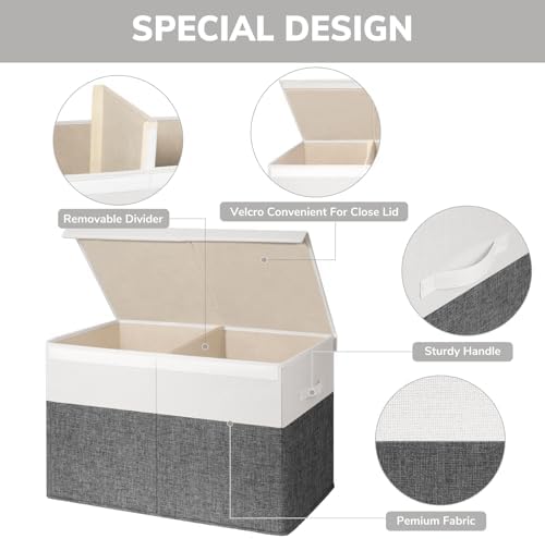 INDRESSME 85L Large Toy Storage Box - Image 7