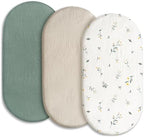 Gllquen Baby Muslin Bassinet Sheets 3pk, Soft Cotton Baby Sheet Boy by GLLQUENBABY
