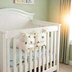 White Bedside Hanging Bags Milk Bottle Bib-Storage Crib Organizer Baby - Image 4