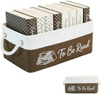 TBR Book Storage Basket Bin by SKYJORMY