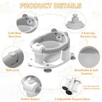 Baby Bath Seat for Babies 6 Months & up, Non-Slip Toddler Bath Seats for Babies - Image 3