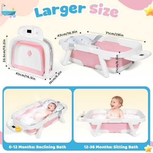 Orzbow Collapsible Baby Bathtub - Image 3