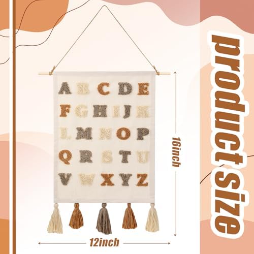BrightRow Embroidery Alphabet Poster Hanger Frame Abc Posters - Image 2
