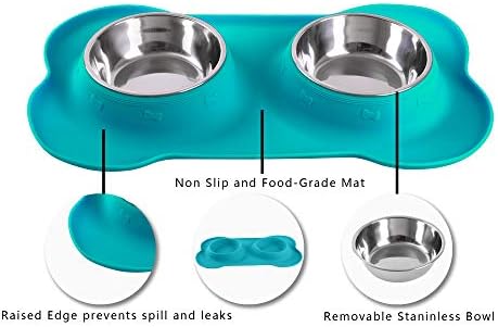 Hubulk Pet Dog Bowls 2 Stainless Steel Dog Bowl - Image 3