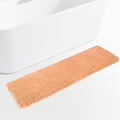 Yeaban Chenille Peach Bathroom Runner Rug 17"x47" by Yeaban