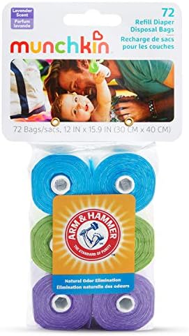 Munchkin Arm & Hammer Diaper Bag Refills, Lavender Scent, 72 Bags - Image 5