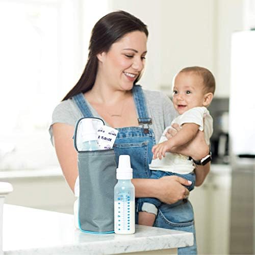 J.L. Childress Baby Bottle Bag, Breastmilk Cooler, Fits 1-2 Bottles - Image 4