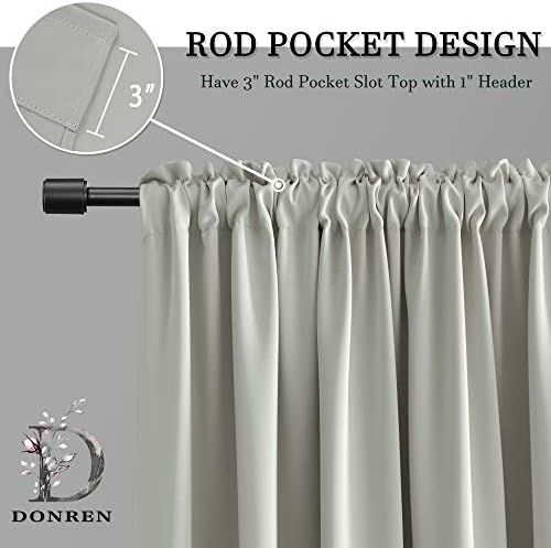 DONREN Light Grey Valance - Image 3