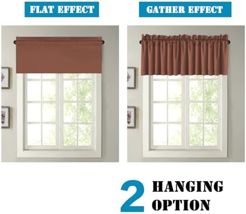 H.VERSAILTEX 2 Panels Blackout Valances - Image 6