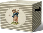 Rustic Bear Golf Storage Bins Boxes by Unknown