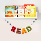 Read Sign - Boho READ Felt Garland Banner, Reading Corner Decor by Meygajoe