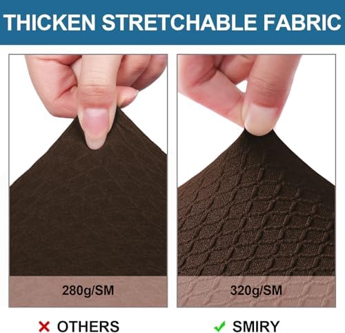 Smiry Waterproof Seat Covers for Dining Room Chairs - Image 4