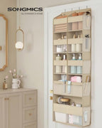 SONGMICS Over-the-Door Organizer, 5 Tier Extra Large of 9 Compartments - Image 2