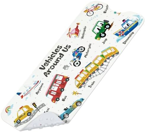 Baby Bathtub Mat Non Slip, Machine Washable, Transportation by Omedecal