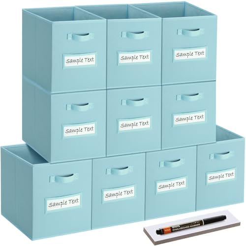 11x11 storage cube bins Foldable Fabric storage cubes by Artsdi