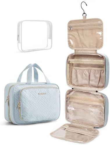 BAGSMART Toiletry Bag Hanging Travel Makeup Organizer by BAGSMART