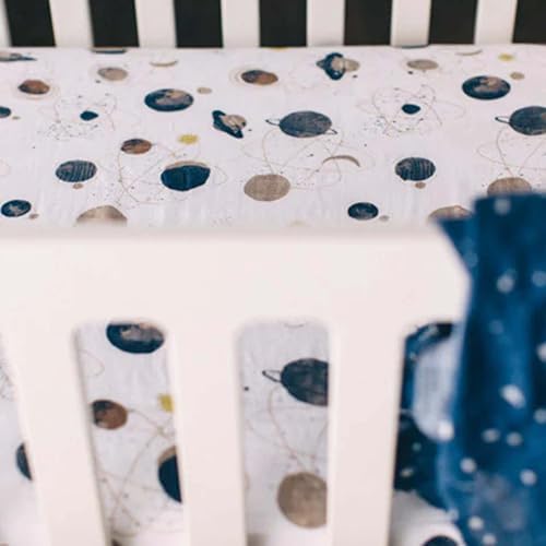 Little Unicorn Premium Crib Sheet | Breathable & Super-Soft Muslin Fabric - Image 4
