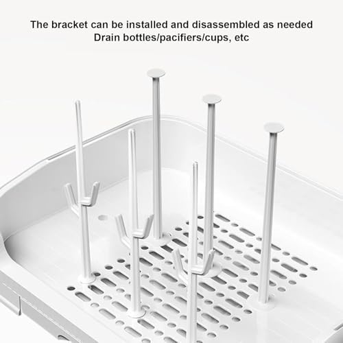 Infant Bottle Drying Rack Good Sealing Protection, Countertop Drying Rack - Image 4