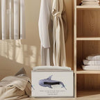 Ocean Whale Shark Christian Storage Bins Basket, Coastal Isaiah 43:2 Bible - Image 3