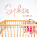 Personalized Wooden Name Sign for Nursery by Spricoz