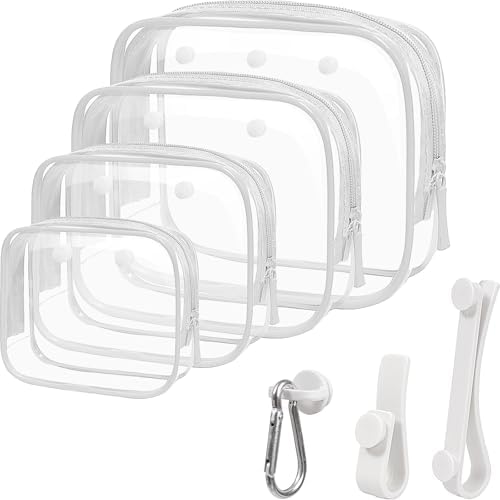 LETGO 4 PCS Clear Insert Bag for Bogg Bag, Beach Makeup Bag for Women by LETGO
