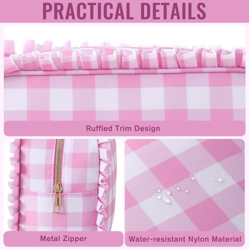 Ruffled Makeup Bag - Image 4