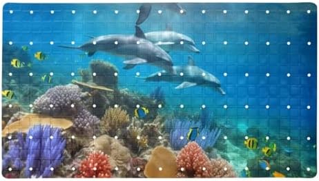 Shower Mat Bathtub Mat, 26.8x15.1 inch, Non-Slip Bath Mat by Anna+Cowper