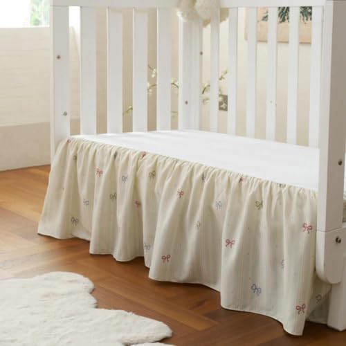 Crib Skirt Dust Ruffle 14" Drop - Image 7