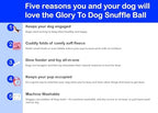 Glory To Dog Small Breed Snuffle Puzzle Ball Treat Foraging Dog Toy Blue - Image 2