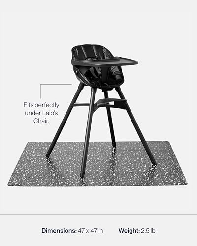 Lalo Splat Mat, Double-Sided Wipeable Baby High Chair Mat - Image 3