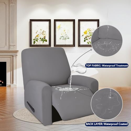 PureFit Waterproof Recliner Chair Cover Slipcovers - Image 3