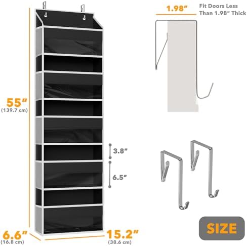 SpaceAid 1 Pack Over The Door Organizer - Image 2