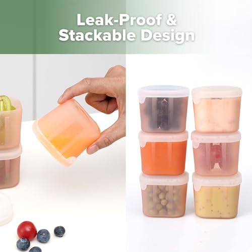 haakaa Silicone Baby Food Containers - Image 3