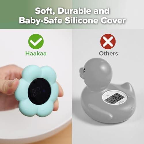 Haakaa Silicone Baby Bath Thermometer – Water Temperature Thermometer - Image 7