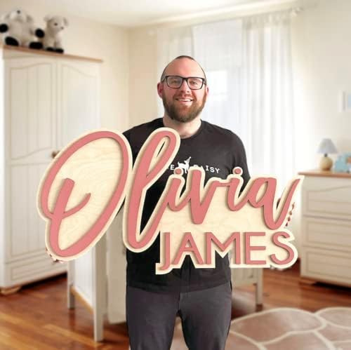 Custom Wooden Baby Name Sign for Nursery, Kids Room Wall Decor - Image 6