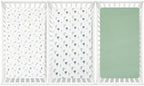 david's kids 3 Pack Fitted Crib Sheets, Ultra Soft Breathable Comfortable Baby - Image 7
