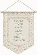 You'll Never Know Dear How Much I Love You Decor Wall Banner Flag by Unknown
