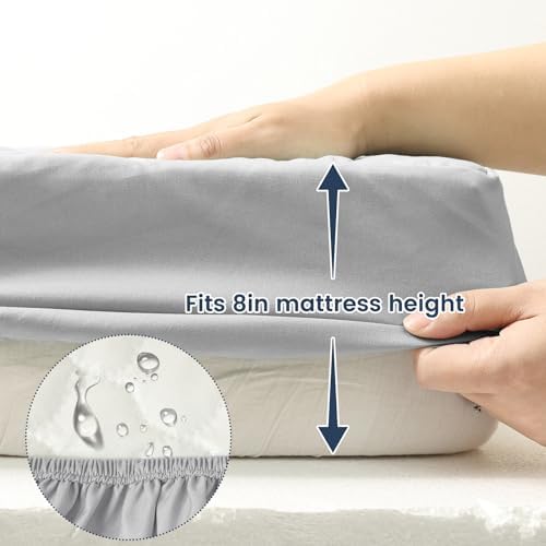david's kids 2 Pack 52''x28'' Waterproof Crib Mattress Protector Pad Cover - Image 5