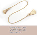 Curtain Tiebacks Handmade Curtain Holdbacks Rope - Image 2