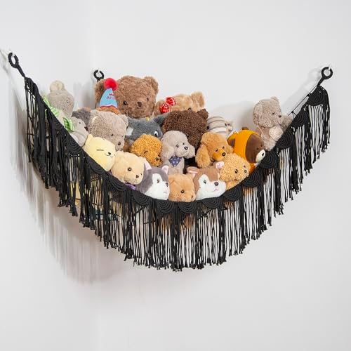 Amdermi Stuffed Animal Hammock Corner Hanging Net by Amdermi