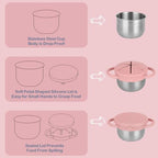 Daximo 2 Pack Snack Cups for Toddlers Spill Proof - Image 3
